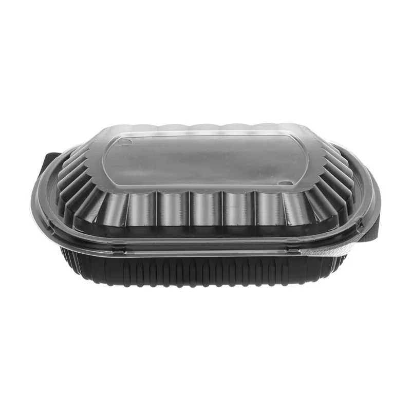 Microwave food container with lid 500cc 50 pcs