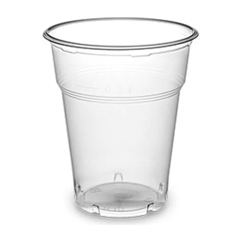 Ποτήρι πλαστικό 300ml διάφανο 50τεμ
