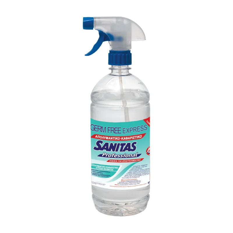 Germ free Απολυμαντικό καθαριστικό επιφανειών 1lt με ψεκαστήρα