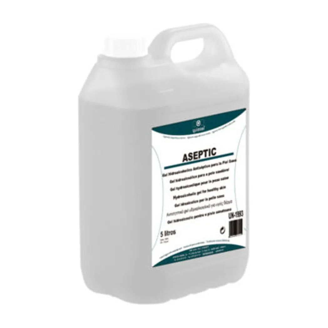 Aseptic Αντισηπτικό Gel χεριών με οινόπνευμα 5lt