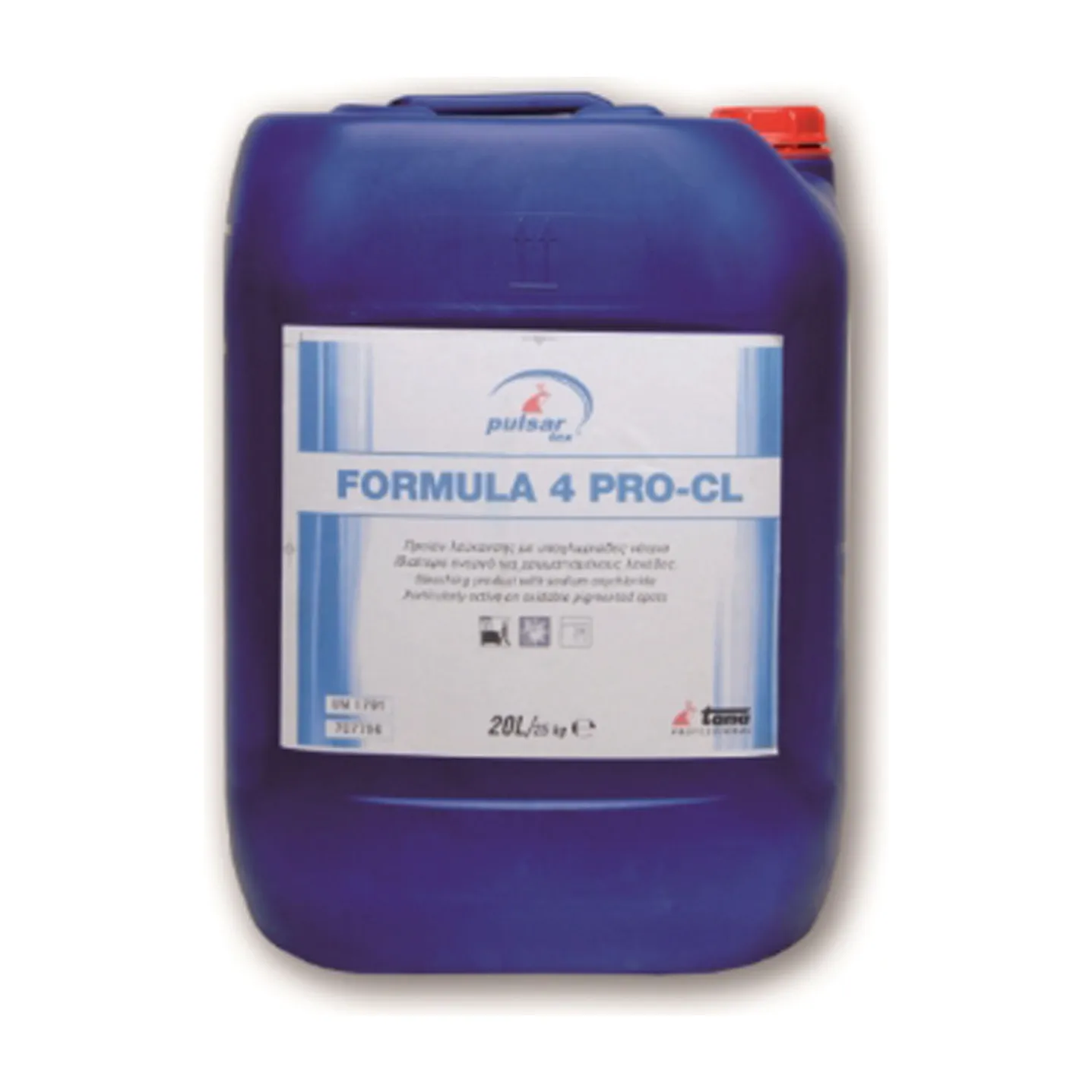 FORMULA 4 Υγρό Λευκαντίκο -Χλωριο- Ρούχων 19lt