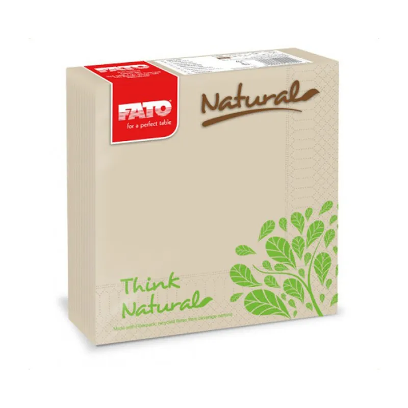 Χαρτοπετσέτα 33x33 natural style 1350τεμ
