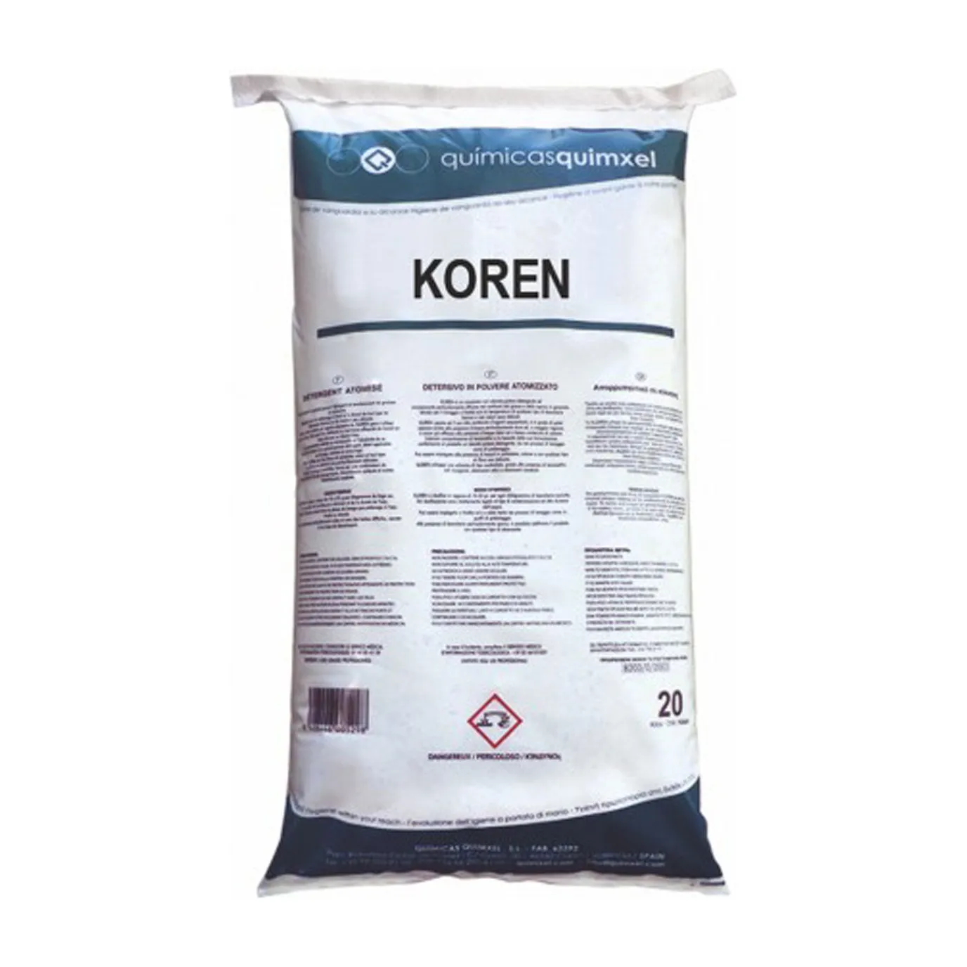 Koren Σκόνη Πλυντηρίου με λευκαντικό 20kg