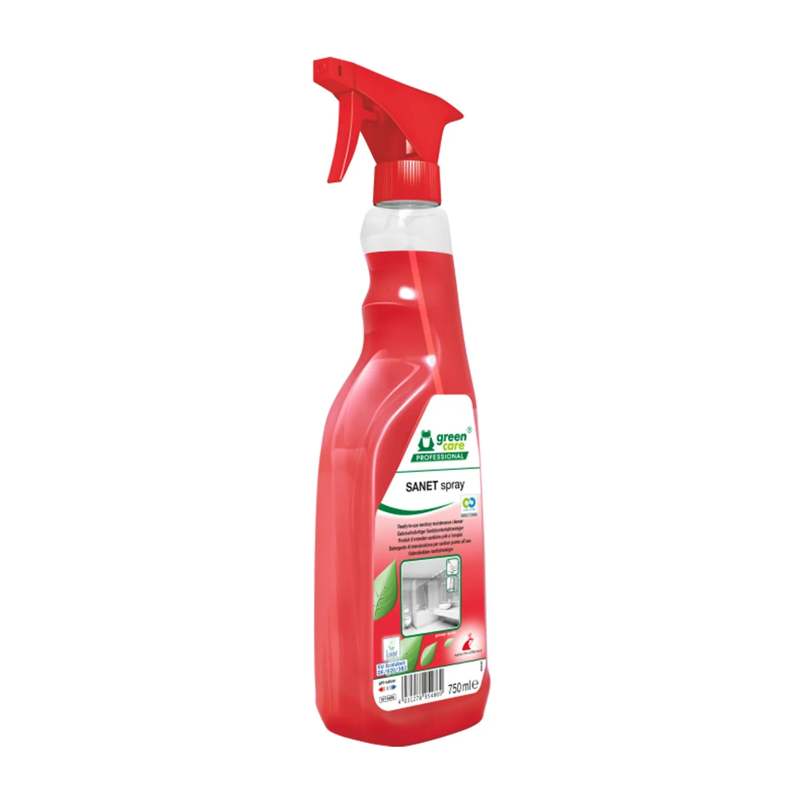 Sanet Spray έτοιμο προς χρήσηκαθαριστικό χώρων υγιεινής 750ml